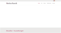 Desktop Screenshot of martina-hamrik.de