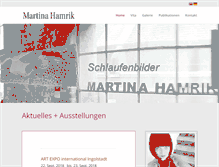 Tablet Screenshot of martina-hamrik.de